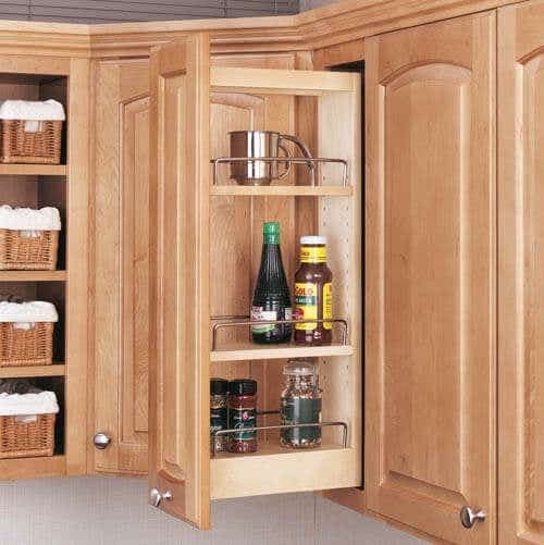 Wall Organizer Pull-Out with Adjustable Shelves - Fits Best in W1230, W1236 or W1242