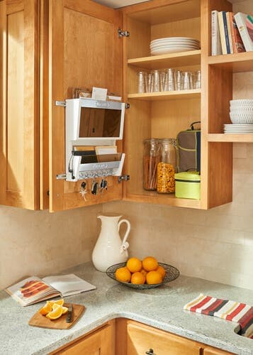Door Mount Mail Organizer (Natural Wood) - Fits Best in W1830, W1836, or W1842