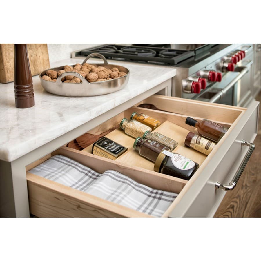 Rev-A-Shelf 33" Wood Spice Drawer Insert Natural Maple Rev-A-Shelf 4SDI-36-1