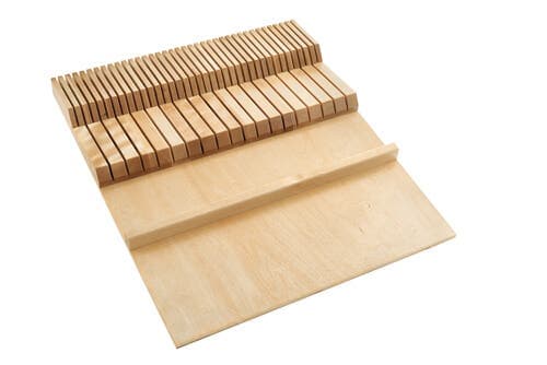 Wood Double Knife Block Insert - Fits Best in B18, DB18-3, B21, or DB21-3