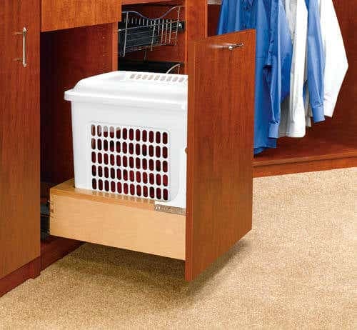 Bottom Mount Pull-Out Hamper with Rev-A-Motion Slides - Fits Best in B18 or VL1880 or VOL1880