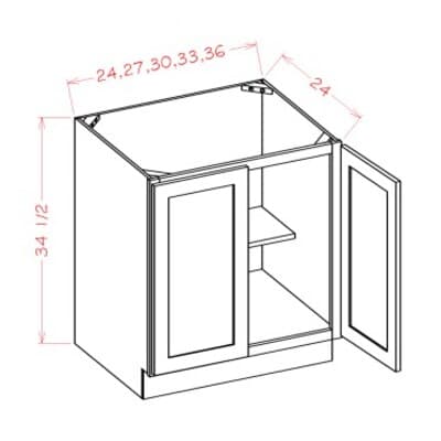 Shaker Antique White - B30FH