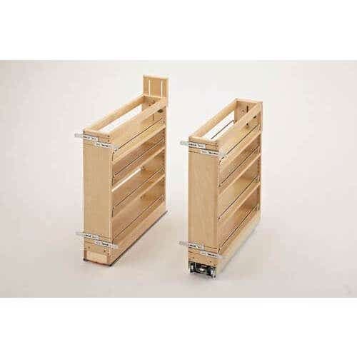 Base Cabinet Pull-out Organizer with Wood Adjustable Shelves - Fits Best in B12FHD