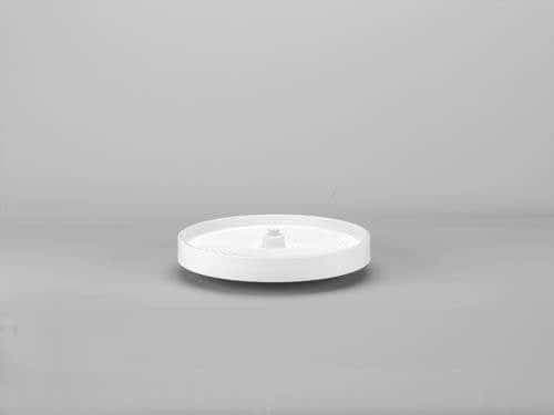 White Full Circle Polymer Wall Corner Lazy Susan shelf - Fits Best in WDC2430, WDC2436, WDC2736-15, WDC2442, or WDC2742-15