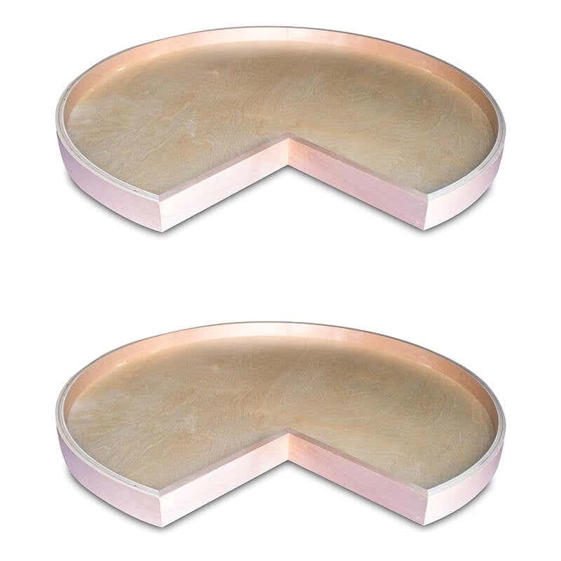 32" LD Banded Wood Lazy Susan