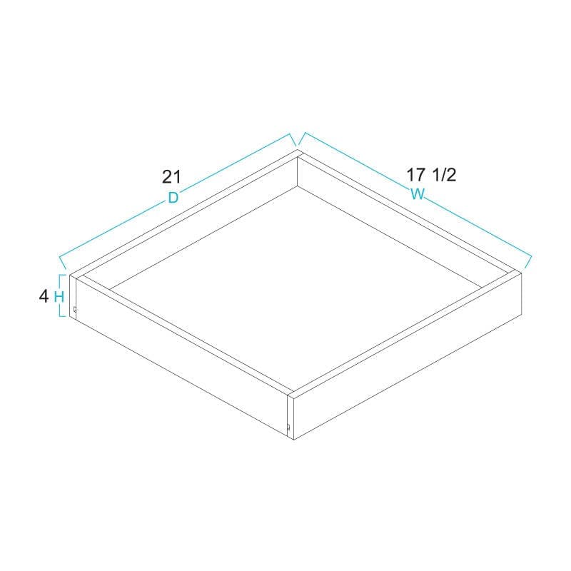 RS21 - Roll Out Shelf 21"