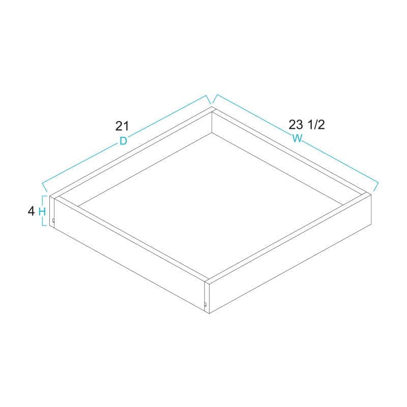 RS27 - Roll Out Shelf 27"