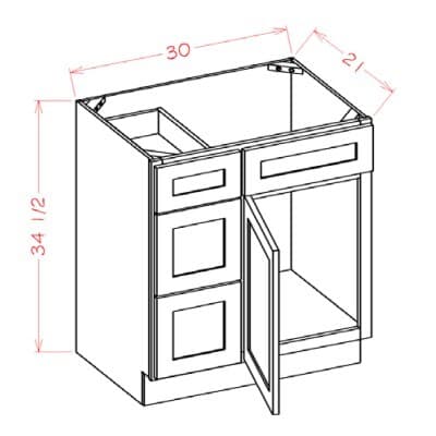 Shaker Antique White - V3021DL