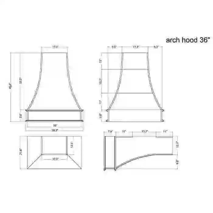 Off-White Slim Shaker - HOOD-Arch Hood 36