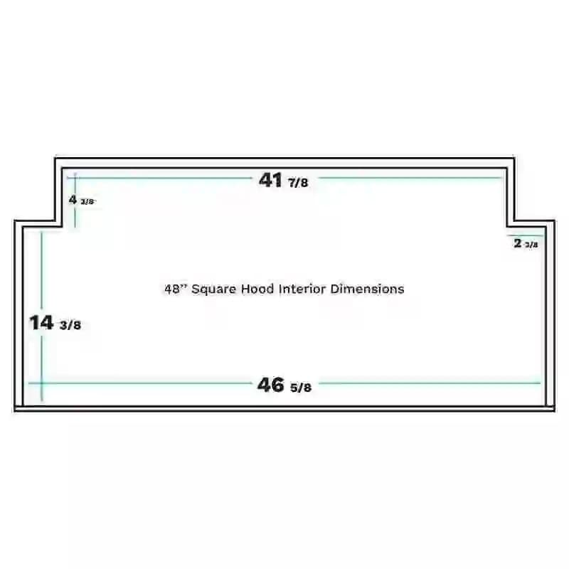 Off-White Slim Shaker - HOOD-Square Hood 48