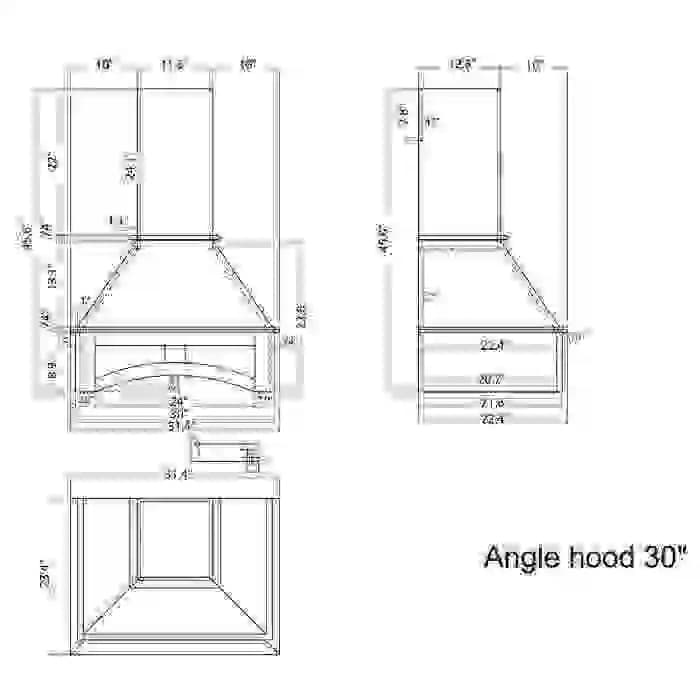 Off-White Slim Shaker - Angle Hood 30
