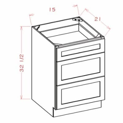 Shaker Unfinished - 3VDB15ADA