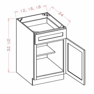 Shaker Unfinished - B12ADA