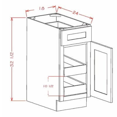 Shaker Unfinished - B18ADA2RS