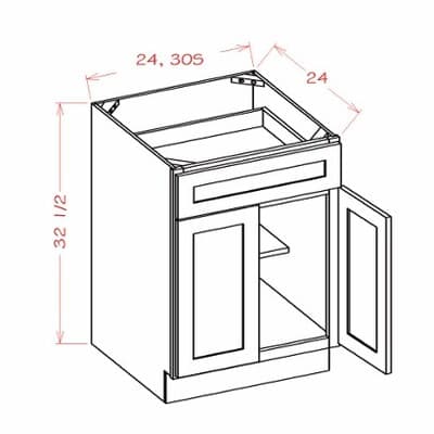 Shaker Unfinished - B30SADA