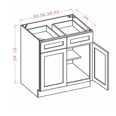 Shaker Unfinished - B39