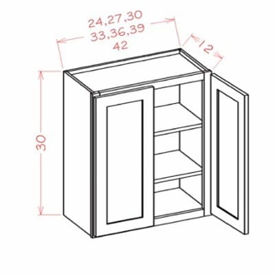 Shaker Unfinished - W3930