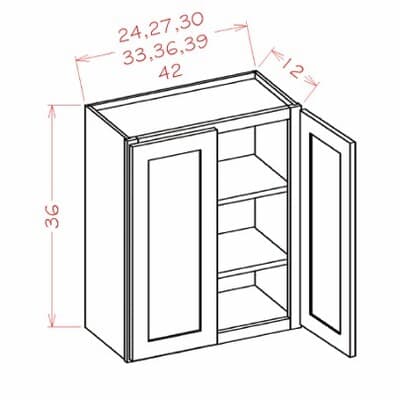 Shaker Unfinished - W3936