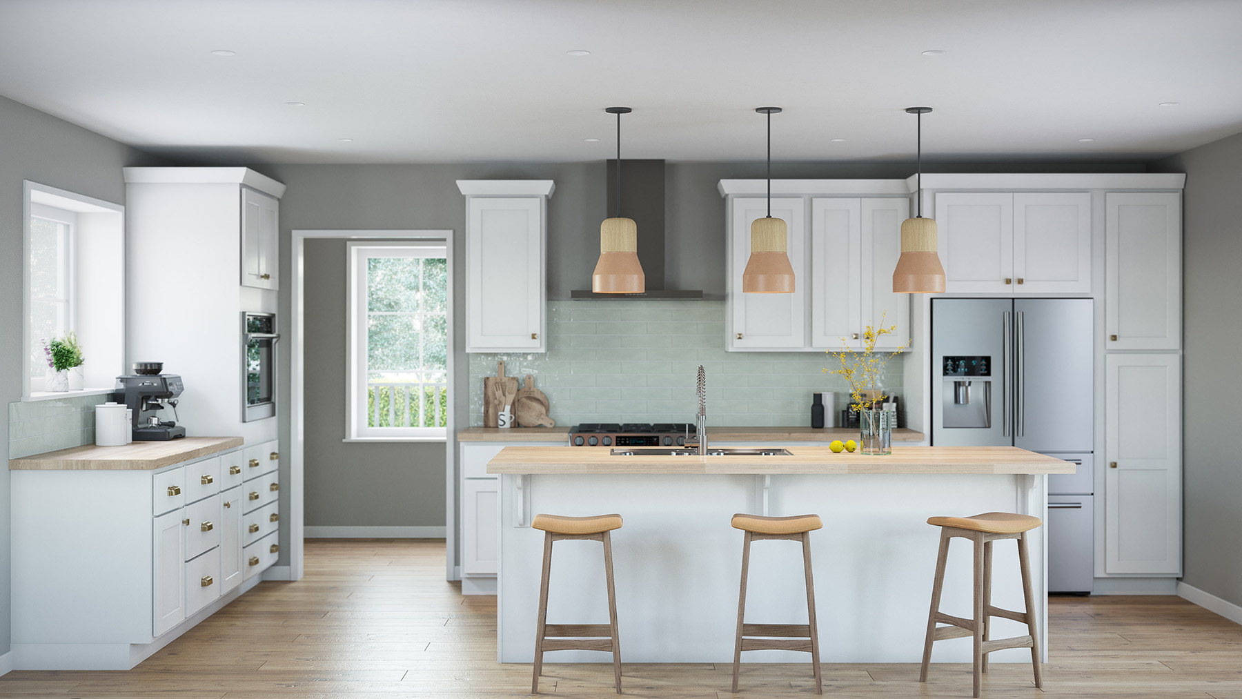 Builder White Shaker