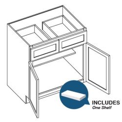 Double Door Double Drawer Bases