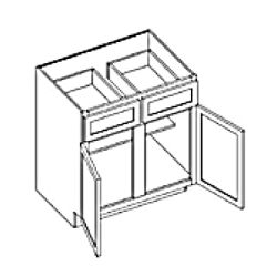 Double Door Standard Base with Center Stile