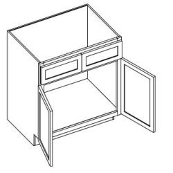 Sink Base-Two Dummy Drawers