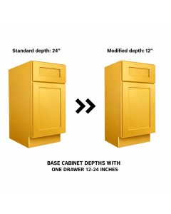 Reduce Base Cabinet with 1 Drawer